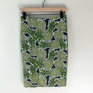 H&M Pineapple Bodycon Skirt